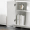 SoBuy BZR108-II-W - Wastafel Onderkast - Wit Houten Design - 60x30x60 cm