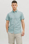 Jack & Jones Summer Shirt - Korte Mouwen - Verdant Green - Maat XL