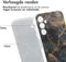 imoshion Hoesje Geschikt voor Samsung Galaxy A25 (5G) Hoesje Siliconen - imoshion Design hoesje - Meerkleurig / Black Marble