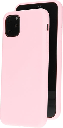 Mobiparts Silicone Cover - iPhone 11 Pro Max - Soft-touch - Roze