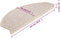 vidaXL - 15 - st - Trapmatten - 65x24x4 - cm - taupe