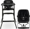 Deryan Curve Luxe Kinderstoel - Meegroei Kinderstoel - Wipstoel & Inlegkussen - Zwart