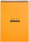 Spiraalblok rhodia a4 lijn 160pag 80gr or