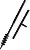 vidaXL - Grondboor - 80 - mm - met - 13 - m - verlengstuk - Staal