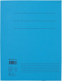 Dossiermap quantore a4 300gr blauw | 10 stuks