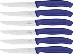 Victorinox Swiss Classic Steakmessenset van - 6-delig - Blauw