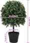 vidaXL - Kunstboom - met - Vruchten - en - Pot - 35x50 - cm - Groen