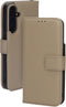 Mobiparts Galaxy A35 - 2 in 1 Wallet Case - Echt leer met uitneembare backcover - Taupe (2024)
