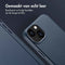 Accezz MagSafe Leather Backcover - Krasbestendig - Donkerblauw (iPhone 13)