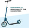 HUDORA Big Wheel Step 215 Scooter Step - Azuur Blauw