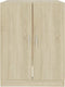 vidaXL - Wasmachinekast - 71x71,5x91,5 - cm - sonoma - eikenkleurig