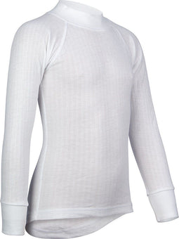 Avento Thermoshirt Kinderen - Thermo ondergoed - Drop-needle techniek - Wit - Maat 116