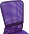 vidaXL - Kantoorstoel - 44x52x100 - cm - mesh - stof - paars