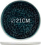 Cosy&Trendy Chiara Blue Serviesset - inclusief ONA Drinkglazen (22CL) - 18 delig - 6 Persoons - Zomers Tafelservies - Vaatwasserbestendig