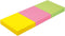Info sticky notes - Brilliant - 3 x 100 vel - 50x40mm - roze, groen, geel - IN-5653-43