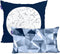 Kussenhoes HappyFriday Blanc Cosmos Multicolour 2 Onderdelen