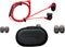 HyperX Cloud Earbuds - In-ear - Microfoon - Rood Zwart