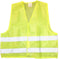Benson Verstelbaar veiligheidsvest - reflectoren voor- en achterkant - CE goedgekeurd - geel