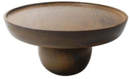 HSM Collection-Tapas Schaal Op Voet Sand-Ø25x12-Bruin-Teak