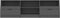 vidaXL - Tv-meubel - 150x33,5x45 - cm - bewerkt - hout - zwart