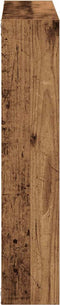 vidaXL - Wandschap - 90x16x78 - cm - bewerkt - hout - oud - houtkleurig