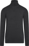 Cappuccino Italia - Heren Sweaters Coltrui Charcoal - Grijs - Maat XXL