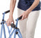 Looprek met 2 wielen - blauw - Fold N Go
