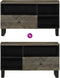 vidaXL - Tv-meubel - 80x33x46 - cm - massief - mangohout - zwart