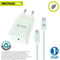 Muvit for Change Glass GaN - Wandlader + USB-C Kabel - Snellader 30 W 3 A - Groen