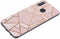 Design Backcover Huawei P20 Lite hoesje - Grafisch Roze / Koper