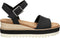 Toms Diana - Damesschoenen sandalen - Sleehak 6 cm - Zwart