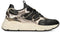 PS Poelman CIROP - Dames Sneakers - Chunky zool 4 cm - Zwart