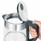 Severin WK 3468 - Waterkoker - 2200 Watt - 1 liter - Glas/RVS zwart