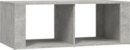 vidaXL - Salontafel - 100x50x36 - cm - bewerkt - hout - betongrijs
