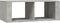 vidaXL - Salontafel - 100x50x36 - cm - bewerkt - hout - betongrijs