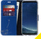 Accezz Samsung Galaxy S8 - Wallet Softcase Bookcase - 3 pashouders - Donkerblauw