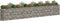 vidaXL - Gabion - plantenbak - verhoogd - 610x50x100 - cm - gegalvaniseerd - ijzer