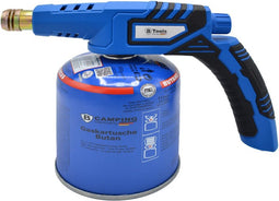 Btools Soldeerlampopzetstuk - Soldeerbrander - gasbrander solderen - soldeer - soldeerpistool met 1x gas - voorzien van Piezo ontsteking - gaspatronen met schroefventiel 7/16" EU - gaspatroon - gasbrander met gasfles 500ML