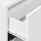 vidaXL - Kast - met - 2 - lades - 60x31x40 - cm - bewerkt - hout - wit