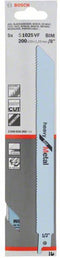 Bosch S 1025 VF - Heavy for Metal reciprozaagbladen - Variovertand - 200 mm (5 stuks)