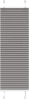 vidaXL - Plissé - rolgordijn - 40x100 - cm - stofbreedte - 39,4 - cm - antraciet