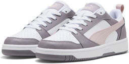 PUMA Rebound v6 Low - Unisex Sneakers - SoftFOAM+ - PUMA White-Mauve Mist-Plum Jam