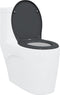 vidaXL - Snelsluit - Toiletbril - met - Soft - Close - Duroplast - in - Anthraciet
