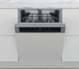 Whirlpool WBC 3C26 X - Half geïntegreerde vaatwasser - 14 couverts - 8 wasprogramma's - Energieklasse E