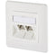 BTR mobule UP CAT 6A 270° 2 poorts
