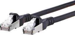 BTR NETCOM - Cat6A netwerkkabel - Zwart - 2 meter