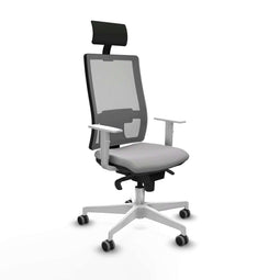 Bureaustoel met hoofdsteun Piqueras y Crespo 4B026G1 Lichtgrijs