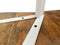 SVJ Salontafel 6-hoek - 56x73x45 cm - Metaal - Wit/Bruin - Set van 2
