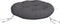 vidaXL - Zitkussen - rond - Ø - 60 - x11 - cm - oxford - stof - antracietkleurig