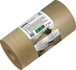 UPM afdekpapier - zelfklevend - 15 cm x 50 m - bruin kraft - IN-P5015050-KB